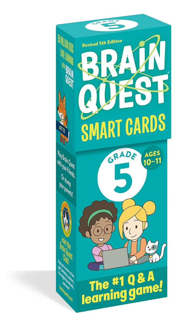 Brain Quest Smart Cards Grade 5 Ages 10-11 Revised 5th Edition