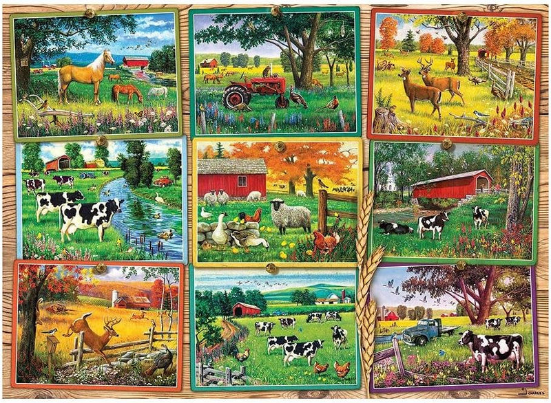 Cobble Hill 1000 Piece Postcards From The Farm