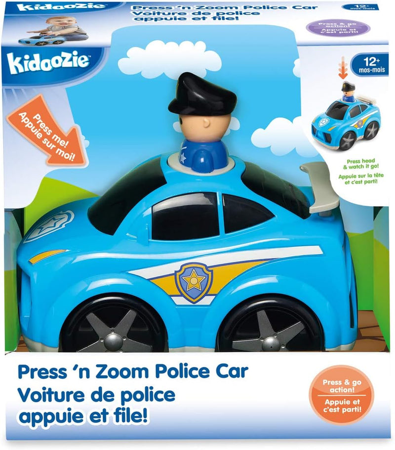 Kidoozie Press 'n Zoom Police Car