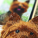 Crystal Art Notebook Cute Dog