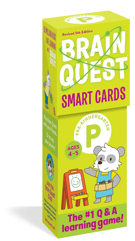 Brain Quest Smart Cards For Pre-Kindergarten Ages 4-5 Revised 5th Edition