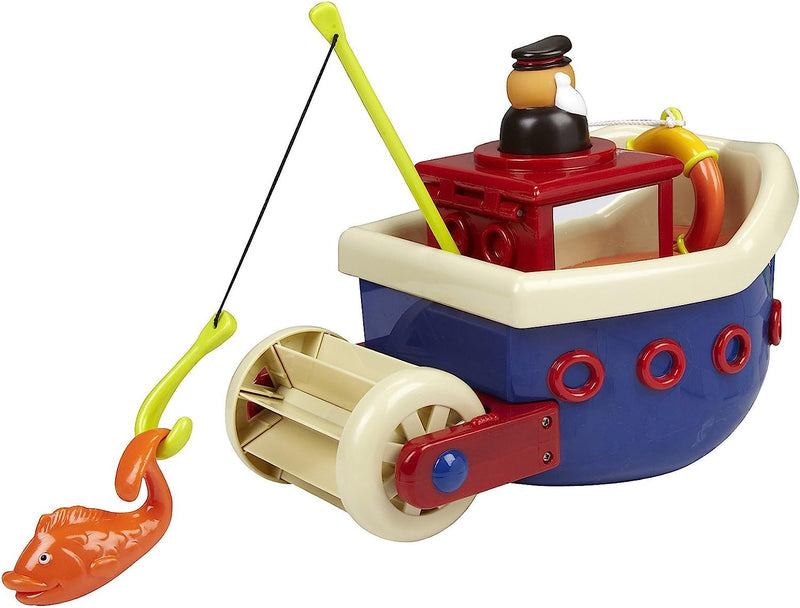 Battat Fish And Splish Bath Boat With 13 Toys
