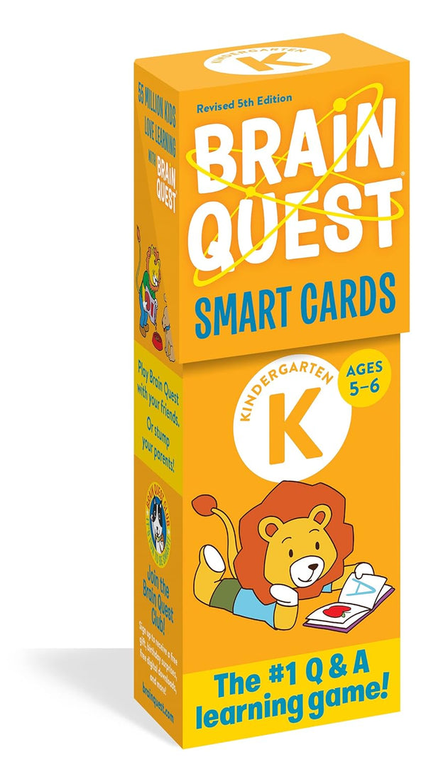 Brain Quest Smart Cards For Kindergarten Ages 5-6 Revised 5th Edition