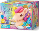 4M KidzMaker Paint Your Own Glitter Unicorn Bank