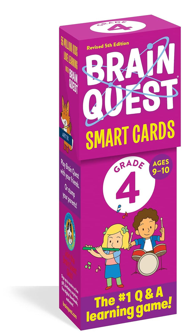 Brain Quest Smart Cards Grade 4 Age 9-10 Revised 5th Edition