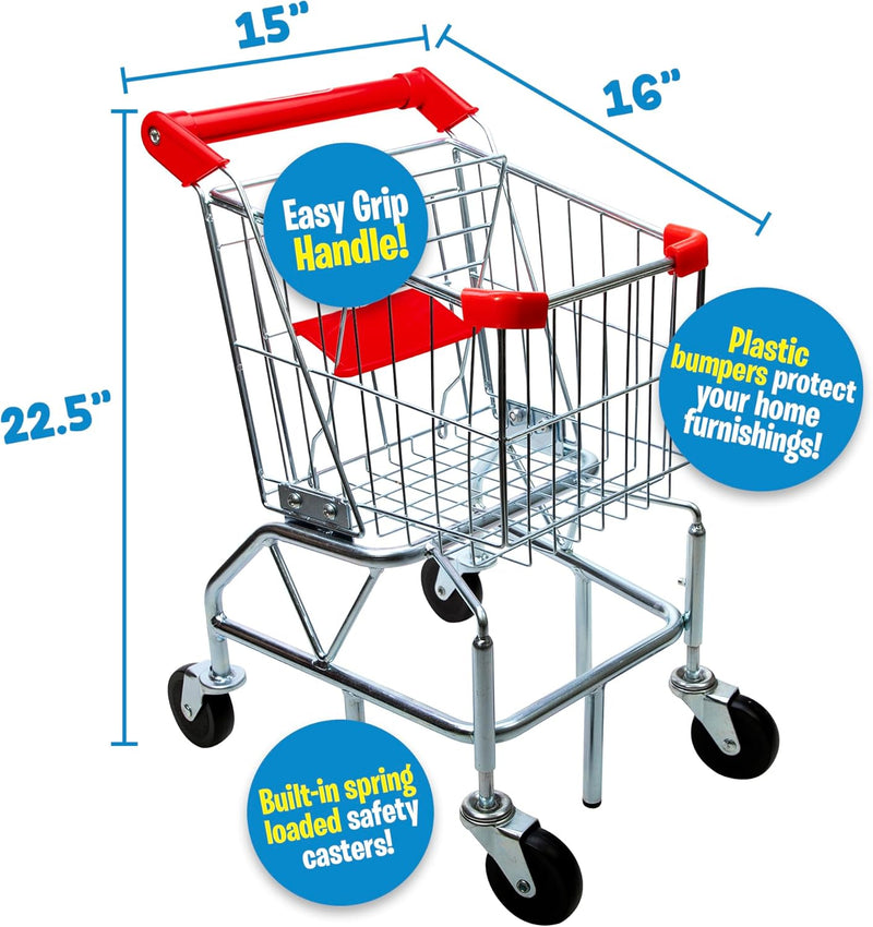 Schylling Little Shopper Steel Shopping Cart