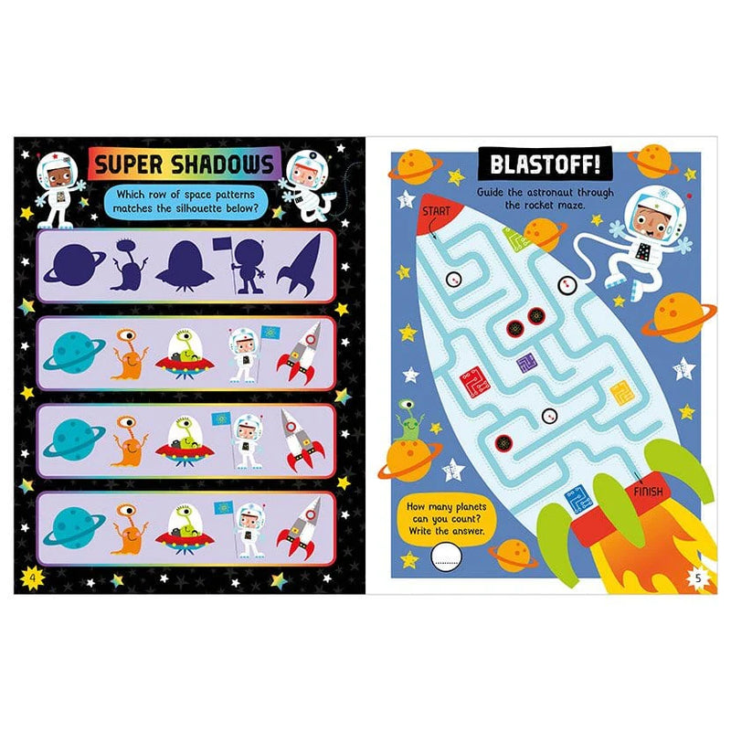 Scratch And Sparkle Space Activity Book