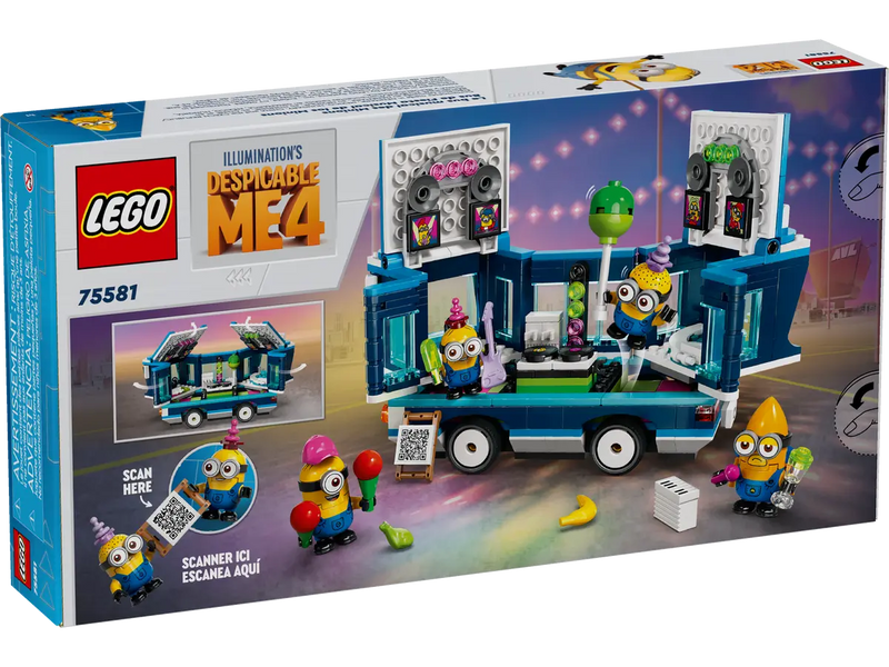 LEGO Despicable Me 4, Minions' Music Party Bus