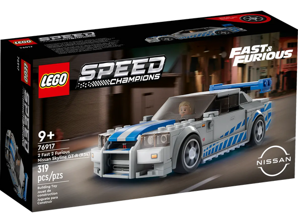 LEGO Speed Champions 2 Fast 2 Furious NIssan Skyline GT-R (R34) 76917