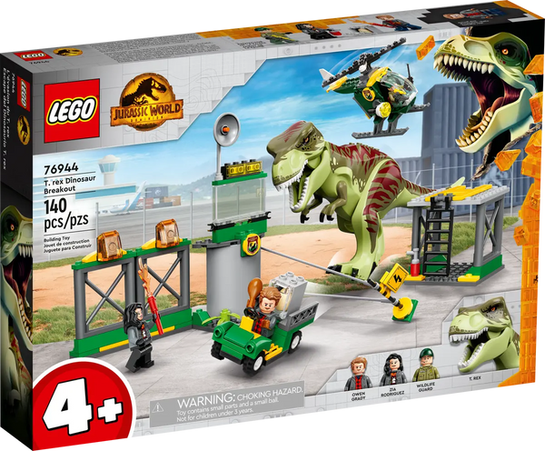 LEGO Jurassic World T. Rex Dinosaur Breakout #76944