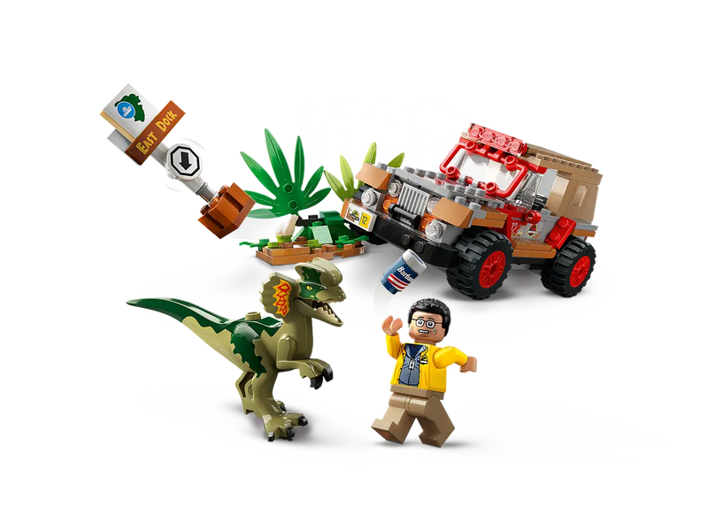 LEGO Jurassic Park 30th Anniversary Dilophosaurus Ambush