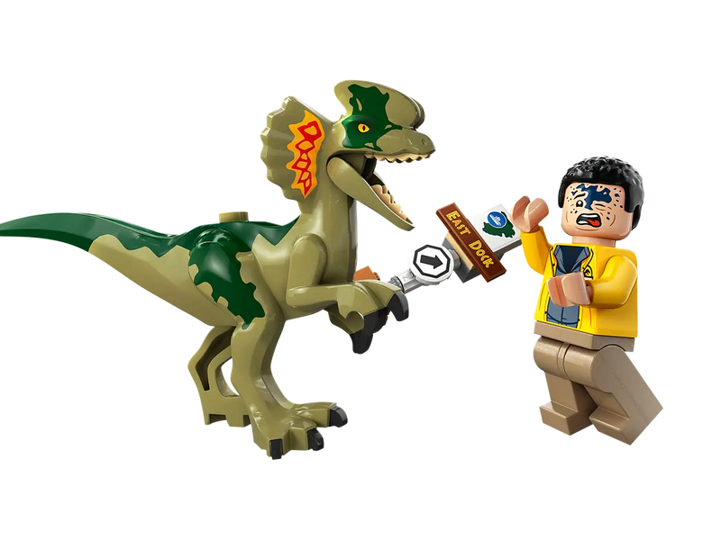 LEGO Jurassic Park 30th Anniversary Dilophosaurus Ambush