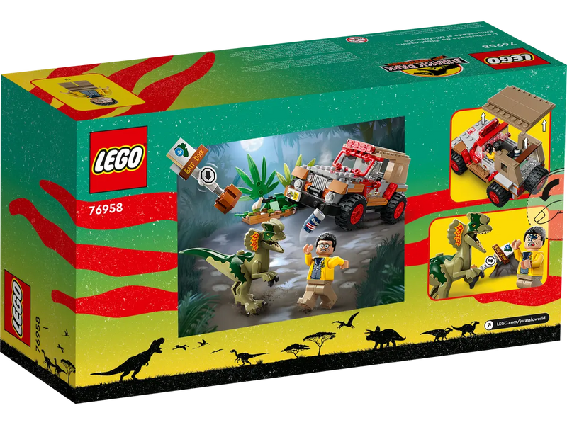 LEGO Jurassic Park 30th Anniversary Dilophosaurus Ambush