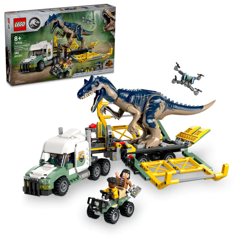 LEGO Jurassic World Dinosaur Missions: Allosaurus Transport Truck 76966