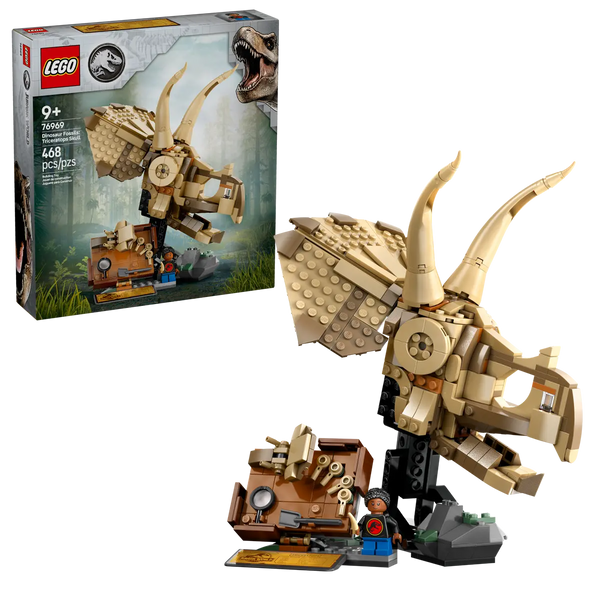 LEGO Jurassic World Dinosaur Fossils: Triceratops Skull 76969