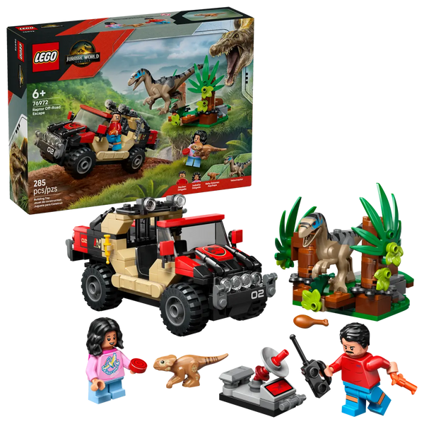 LEGO Jurassic World Raptor Off Road Escape 76972