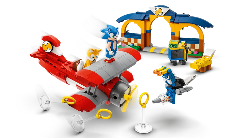 LEGO Sonic The Hedgehog Tails Workshop And Tornado Plane 76991