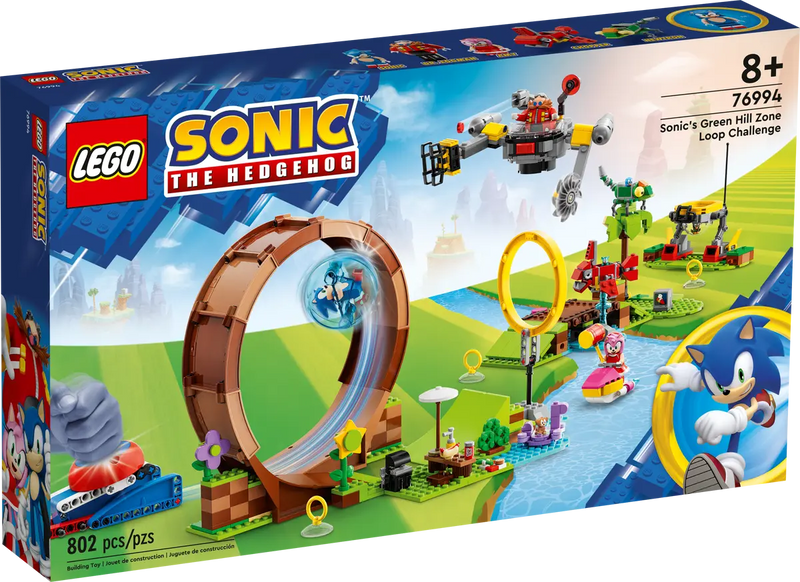 LEGO Sonic The Hedgehog Sonic's Green Hill Zone Loop Challenge 76994