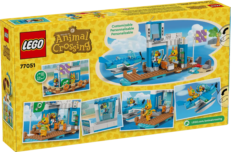 LEGO Animal Crossing Fly With Dodo Airlines 77051