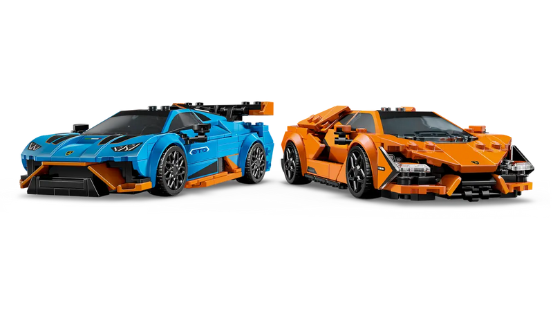 LEGO Speed Champions Lamborghini Revuelto And Lamborghini Huracan STO