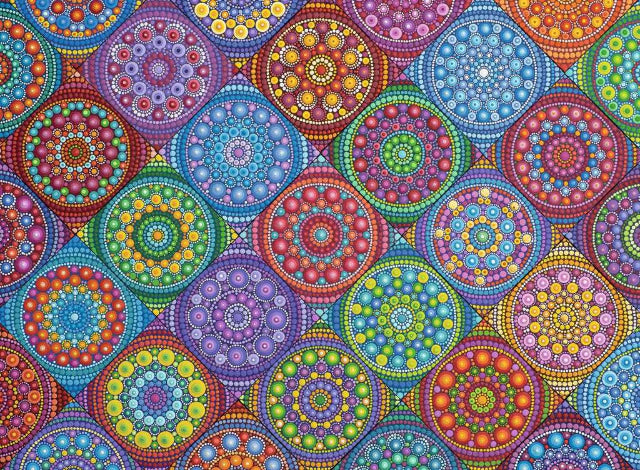 Ravensburger 500 Piece Colour Your World Series, Magnificent Mandalas