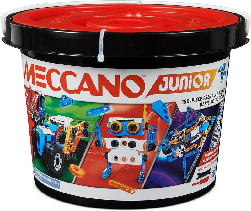 Meccano Junior 150 Pieces Free Play Bucket