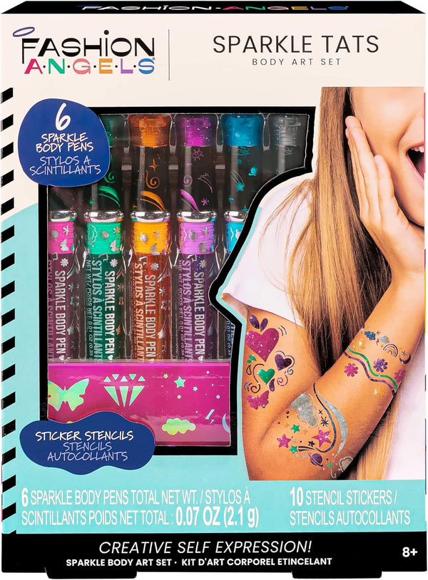 Fashion Angels Sparkle Tats Tattoo Pens And Art Set