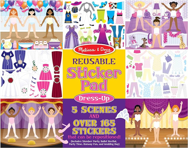 Melissa & Doug Reusable Sticker Pad Dress-Up