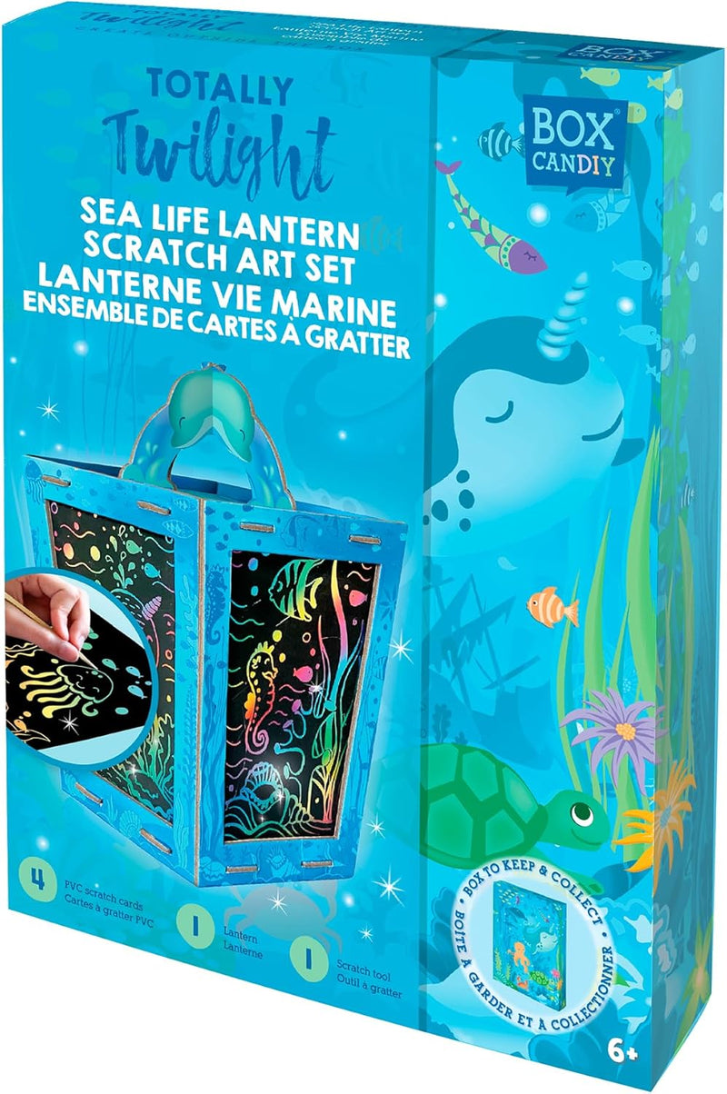 Box Candiy Totally Twilight Sea Life Lantern Scratch Art Set