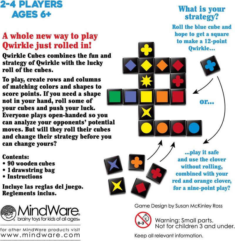 Mindware Qwirkle Cubes