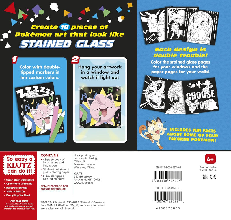 Pokemon Stained Glass Art Kit