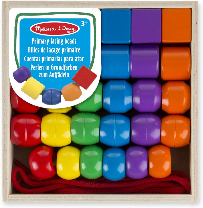 Melissa & Doug Primary Lacing Beads