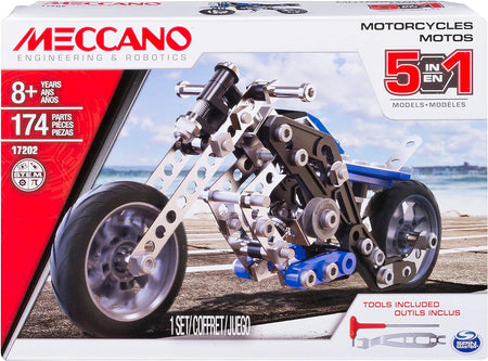 Meccano 5 In 1 Motorcycle