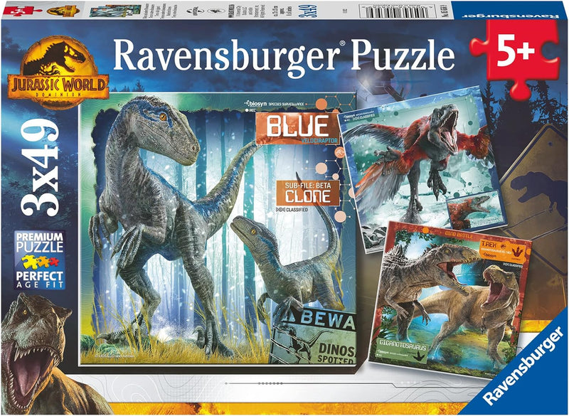 Ravensburger 3 X 49 Pieces Jurassic World Dominion: Restricted Access