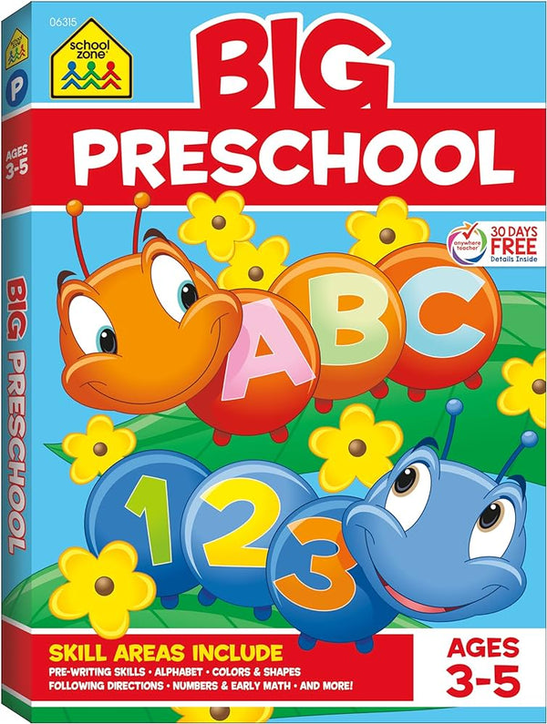 School Zone Big Preschool Activity Workbook