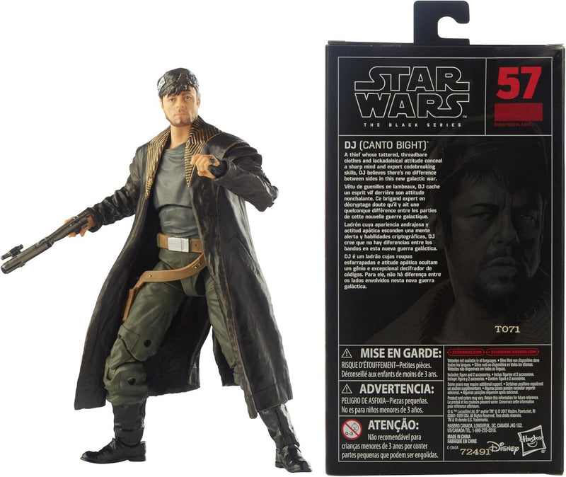 Star Wars The Black Series DJ (Canto Bright) (Preowned New In Box)