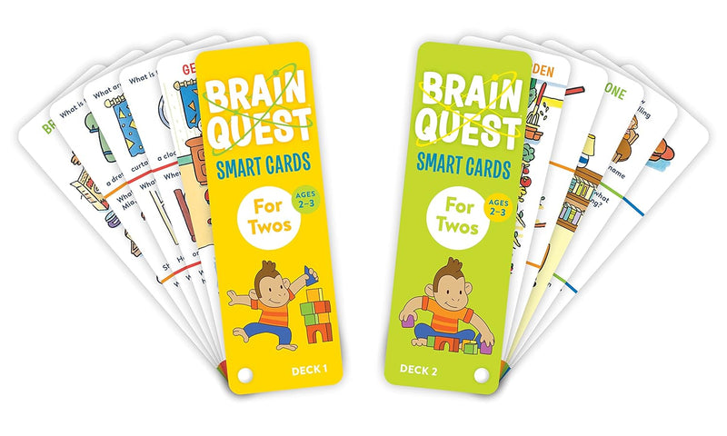 Brain Quest Smart Cards For Twos Ages 2-3 Revised 5th Edition