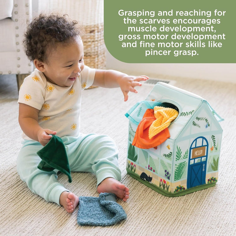 Sensory Sprouts Peek And Pull Sensory Tissue Box