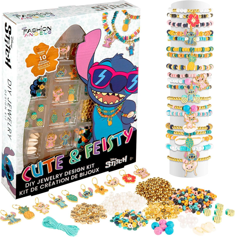 Fashion Angels Disney Stitch Cute And Feisty Jewelry Design Kit