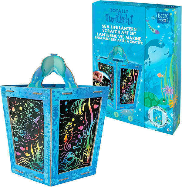 Box Candiy Totally Twilight Sea Life Lantern Scratch Art Set