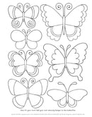 Birds Blooms And Butterflies Notebook Doodles Colouring And Activity Book