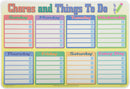 Painless Learning Calendar/Chores Laminated Placemat