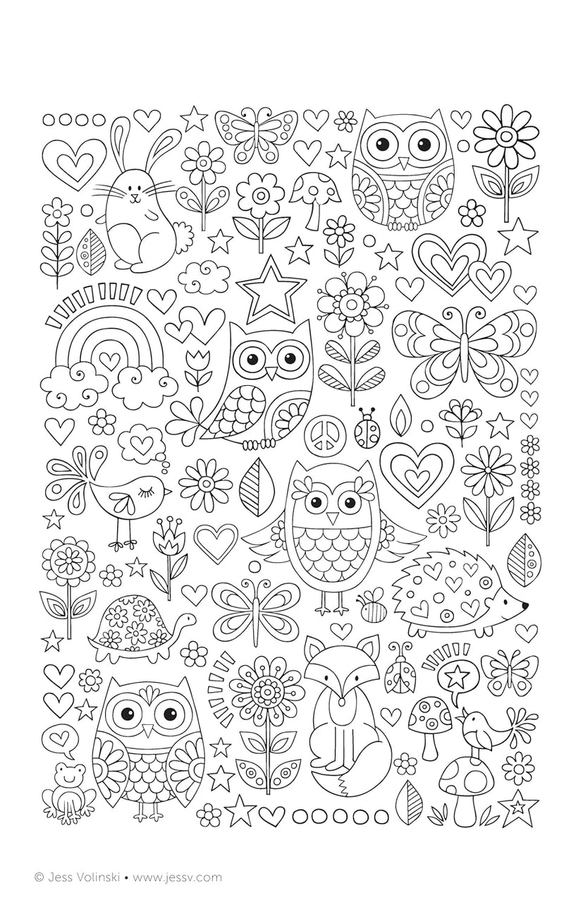 Colour Animals Colouring Book