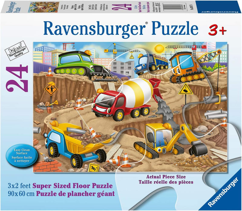 Ravensburger 24 pc Floor Puzzle Construction Fun