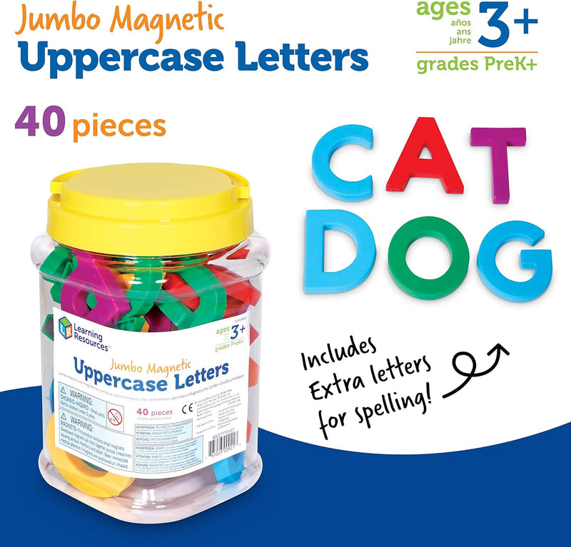 Learning Resources Jumbo Magnetic Uppercase Letters