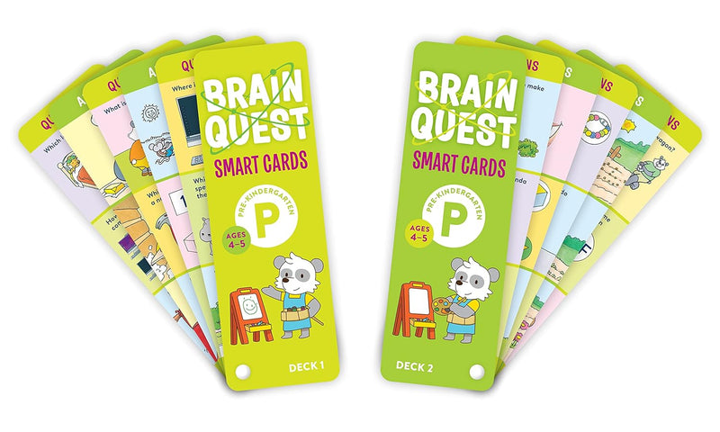 Brain Quest Smart Cards For Pre-Kindergarten Ages 4-5 Revised 5th Edition