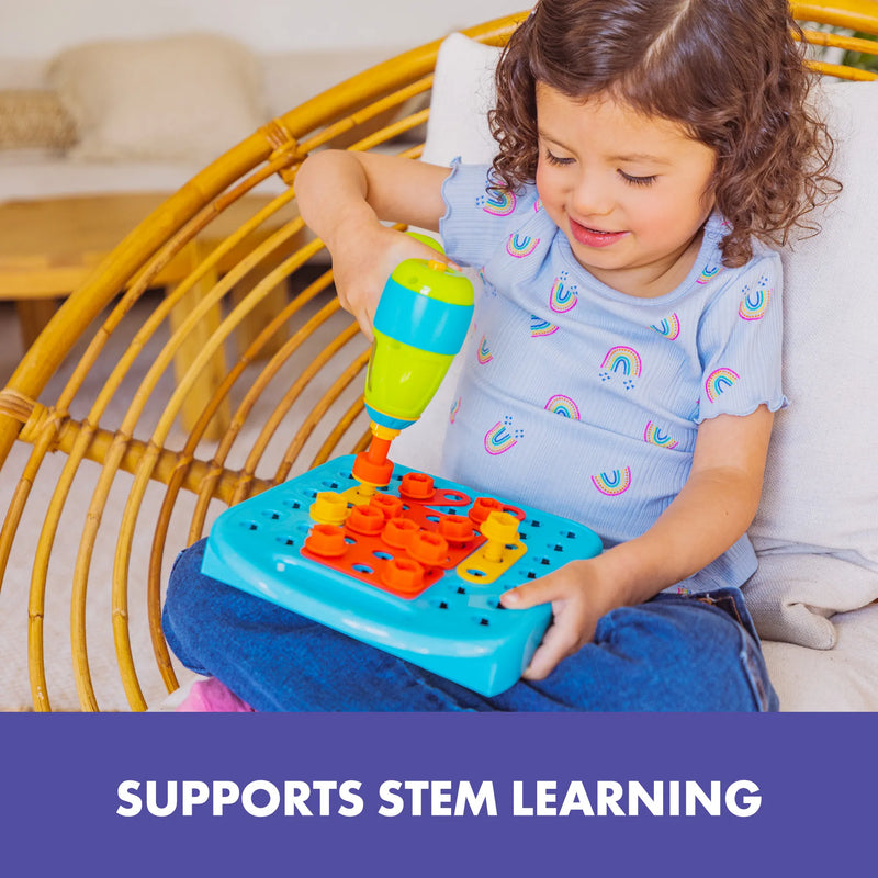 Educational Insights Design & Drill Shapes Workshop With Power Drill