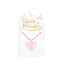 Great Pretenders Glitter Heart Necklace