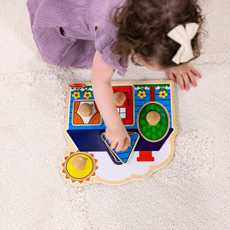 Melissa & Doug First Shapes Jumbo Peg Puzzle