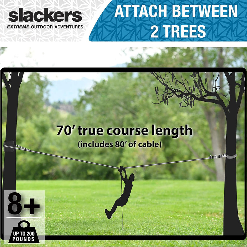 Slackers Zipline Nighthawk 70FT